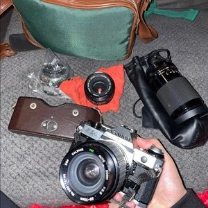 1984 Canon 35mm film camera set- all original packaging. *one owner!*